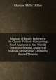 Manual of Ready Reference to Classic Fiction: Containing Brief Analyses of the Worlds Great Stories and Analytical Indexes of the Chief Elements Found Therein, Miller, Marion Mills, 1864-1949, ed 