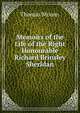 Memoirs of the Life of the Right Honourable Richard Brinsley Sheridan., Thomas Moore 