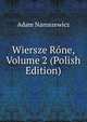 Wiersze Rone, Volume 2 (Polish Edition), Adam Naruszewicz 