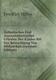 Asthetisches Und Ausserasthetisches Urteilen Des Kindes Bei Der Betrachtung Von Bildwerken (German Edition), Friedrich Muller 