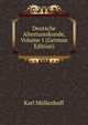 Deutsche Altertumskunde, Volume 1 (German Edition), Karl Mullenhoff 