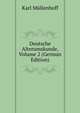 Deutsche Alterumskunde, Volume 2 (German Edition), Karl Mullenhoff 