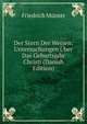 Der Stern Der Weisen: Untersuchungen Uber Das Geburtsjahr Christi (Danish Edition), Friedrich Munter 