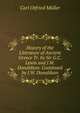 History of the Literature of Ancient Greece Tr. by Sir G.C. Lewis and J.W. Donaldson. Continued by J.W. Donaldson, Muller Karl Otfried 
