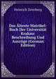 Das Alteste Matrikel-Buch Der Universitat Krakau: Beschreibung Und Auszuge (German Edition), Heinrich Zeissberg 