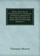 Major-General Sir Thomas Munro, Governor of Madras: Selections from His Minutes and Other Official Writings, Volume 1, Thomas Munro 