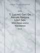 T. Lucreti Cari De Rerum Natura Libri Sex. With Notes and a Translation, Carus Titus Lucretius 