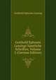 Gotthold Ephraim Lessings Samtliche Schriften, Volume 2 (German Edition), Gotthold Ephraim Lessing 
