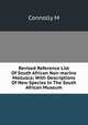 Revised Reference List Of South African Non-marine Mollusca; With Descriptions Of New Species In The South African Museum, Connolly M 
