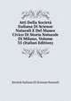 Atti Della Societa Italiana Di Scienze Naturali E Del Museo Civico Di Storia Naturale Di Milano, Volume 35 (Italian Edition), Societa italiana di scienze naturali 