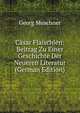 Casar Flaischlen: Beitrag Zu Einer Geschichte Der Neueren Literatur (German Edition), Georg Muschner 