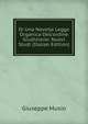 Di Una Novella Legge Organica Dell'ordine Giudiziario: Nuovi Studi (Italian Edition), Giuseppe Musio 