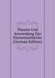 Theorie Und Anwendung Der Elementartheiler (German Edition), 
