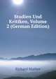 Studien Und Kritiken, Volume 2 (German Edition), Muther Richard 