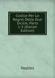 Codice Per Lo Regno Delle Due Sicilie, Parts 1-5 (Italian Edition), Naples 