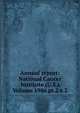 Annual report: National Cancer Institute (U.S.) Volume 1986 pt.2 v.2, 