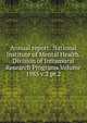 Annual report: National Institute of Mental Health. Division of Intramural Research Programs Volume 1985 v.2 pt.2, 