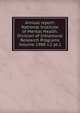 Annual report: National Institute of Mental Health. Division of Intramural Research Programs Volume 1988 v.2 pt.1, 