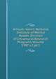 Annual report: National Institute of Mental Health. Division of Intramural Research Programs Volume 1987 v.2 pt.1, 