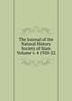 The Journal of the Natural History Society of Siam Volume v. 4 1920-22, 