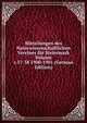 Mitteilungen des Naturwissenschaftlichen Vereines fur Steiermark Volume v.37-38 1900-1901 (German Edition), 