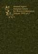 Annual report: National Center for Research Resources Volume 1992 pt.2, 