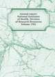 Annual report: National Institutes of Health. Division of Research Resources Volume 1981, 