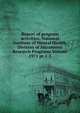 Report of program activities: National Institute of Mental Health. Division of Intramural Research Programs Volume 1971 pt.1-2, 