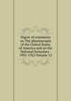 Digest of comments on The pharmacopia of the United States of America and on the National formulary . 1905-1922 Volume 12, 