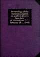 Proceedings of the National congress on uniform divorce laws, held at Washington, D.C., February 19 -22 1906, 