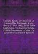 Compte Rendu Des S?ances De L'assembl?e Nationale. 4 Mai 1848 (- 27 Mai 1849). With Table Analytique . Du Compte Rendu . Et Des Documents . . Ordre (De L'assembl?e). (French Edition), 
