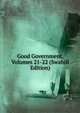 Good Government, Volumes 21-22 (Swahili Edition), 