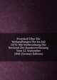 Protokoll Uber Die Verhandlungen Der Im Juli 1870: Mit Vorberathung Der Revision Der Bundesverfassung Vom 12. September 1848 (German Edition), 