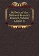 Bulletin of the National Research Council, Volume 2, issue 11, 