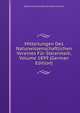 Mitteilungen Des Naturwissenschaftlichen Vereines Fur Steiermark, Volume 1899 (German Edition), Naturwissenschaftlicher Verein Fur Stei 