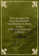 Mitteilungen Der Naturforschenden Gesellschaft in Bern, Issues 1195-1214 (German Edition), 