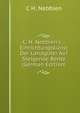 C. H. Nebbien's .: Einrichtungskunst Der Landg?ter Auf Steigende Rente (German Edition), C H. Nebbien 
