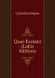 Quae Exstant (Latin Edition), Cornelius Nepos 