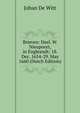 Brieven: Deel. W. Nieupoort, in Engleandt; 18. Dec. 1654-29. May 1660 (Dutch Edition), Johan de Witt 