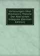 Vorlesungen ?ber Riemann's Theorie Der Abel'schen Integrale (German Edition), 