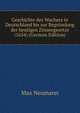 Geschichte des Wuchers in Deutschland bis zur Begrundung der heutigen Zinsengesetze (1654) (German Edition), Max Neumann 