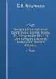 Congr?s International Des ?checs: Comte Rendu Du Congr?s De 1867 Et Des Congr?s D'?checs Ant?rieurs (French Edition), G R. Neumann 
