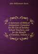 A Summary of Biblical Antiquities: Compiled for the Use of Sunday-School Teachers, and for the Benefit of Families, Volume 2, John Williamson Nevin 