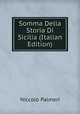 Somma Della Storia Di Sicilia (Italian Edition), Niccolo Palmeri 