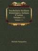 Vocabolario Siciliano Etimologico, Italiano E Latino. Volume 1-2, Michele Pasqualino 