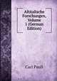 Altitalische Forschungen, Volume 1 (German Edition), Carl Pauli 