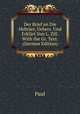 Der Brief an Die Hebraer, Uebers. Und Erklart Von L. Zill. With the Gr. Text. (German Edition), Paul 