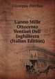 L'anno Mille Ottocento Ventisei Dell' Inghilterra (Italian Edition), Giuseppe Pecchio 