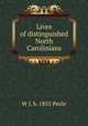 Lives of distinguished North Carolinians, W J. b. 1855 Peele 