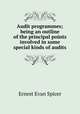 Audit programmes; being an outline of the principal points involved in some special kinds of audits, Ernest Evan Spicer 